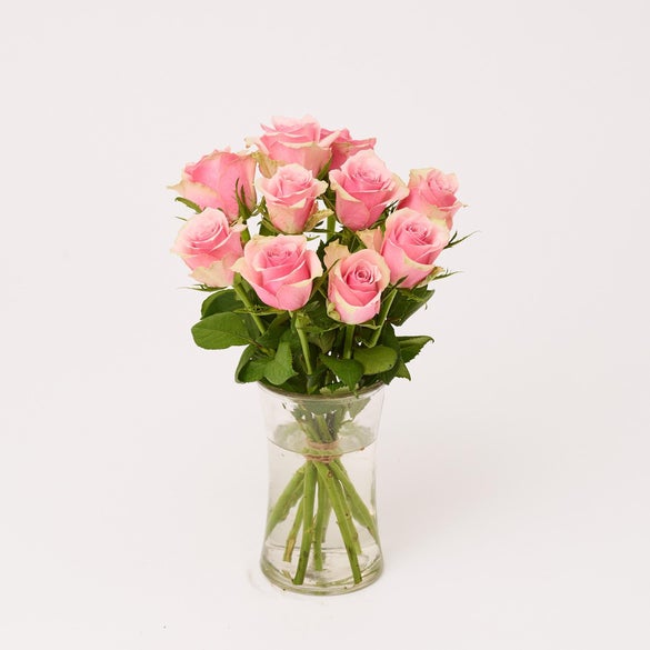 Rosebuket i lyserød